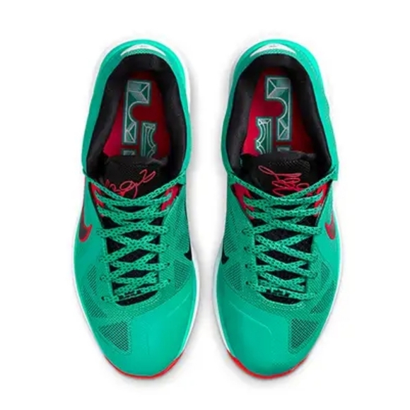 Nike Lebron 9 Low Reverse Liverpool Men's Green Sneakers New Size 7 - Picture 2 of 11